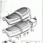 GS750 B,C,EC,N,EN 1977-1979 Seat (gs750n