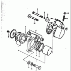 GS750 B,C,EC,N,EN 1977-1979 Front caripers (gs750ec