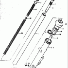 GS750 B,C,EC,N,EN 1977-1979 Front fork (gs750b