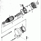 GS750 B,C,EC,N,EN 1977-1979 Starting motor (mitsuba)