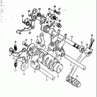 RM50 1978-1980 Механизм  переключения передач