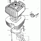 RM50 1978-1980 Cylinder (rm50c)