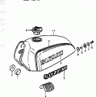 TS185 1977-1979 ТОПЛИВНЫЙ БАК
