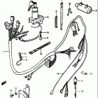 GS750 B,C,EC,N,EN 1977-1979 Wiring harness (gs750c