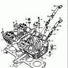 GS550,E 1977-1979 ГОЛОВКА ЦИЛИНДРА