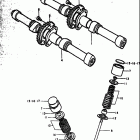 GS750 B,C,EC,N,EN 1977-1979 Распределительный вал-клапана