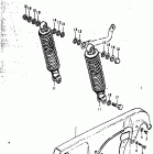 GS750 B,C,EC,N,EN 1977-1979 Chain case - shock absorber