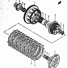 GS750 B,C,EC,N,EN 1977-1979 Сцепление