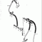 GS750 B,C,EC,N,EN 1977-1979 Front brake hose (gs750ec
