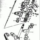 GS750 B,C,EC,N,EN 1977-1979 Steering stem (gs750n