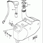 RE5 M A (497cc Rotary) 1975-1976 Масляный бак