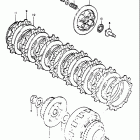 RE5 M A (497cc Rotary) 1975-1976 Сцепление