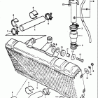 RE5 M A (497cc Rotary) 1975-1976 Радиатор