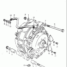RE5 M A (497cc Rotary) 1975-1976 Крепление двигателя