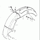 RE5 M A (497cc Rotary) 1975-1976 Rear fender (re5m)