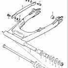 RE5 M A (497cc Rotary) 1975-1976 Маятник задний