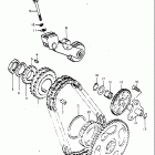 RE5 M A (497cc Rotary) 1975-1976 Муфта стартера