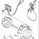 RE5 M A (497cc Rotary) 1975-1976 Генератор