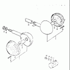 RE5 M A (497cc Rotary) 1975-1976 Turn signal lamp (re5m)