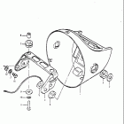 RE5 M A (497cc Rotary) 1975-1976 Headlamp housing (re5m)