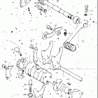 RL250 1974-1975 EXACTA (TRIALS) Механизм  переключения передач