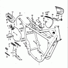 T500 R,J,K,L,M 1971-1975 Frame - oil tank