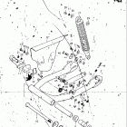 RL250 1974-1975 EXACTA (TRIALS) Маятник задний