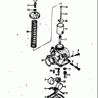 TC125 J,K,L,M 1972-1975 Карбюратор