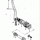 TC125 J,K,L,M 1972-1975 Кик стартер