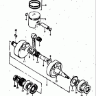 TC125 J,K,L,M 1972-1975 Поршни