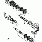 TM125 1973-1975 ТРАНСМИССИЯ