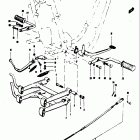 T250 II,RJ 1972 Center stand - footrest