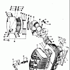 T250 II,RJ 1972 Cylinder - air cleaner