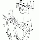 T250 II,RJ 1972 Frame - frame lh cover