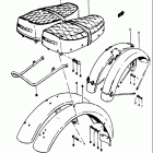 T250 II,RJ 1972 Seat - fender