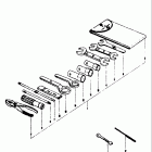 T250 II,RJ 1972 Tool set
