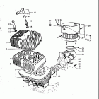 T350 1,2,R,J 1969-1972 Cylinder - air cleaner