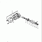 TS400 1972 Front turn signal lamp (optional)