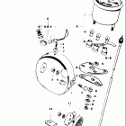 AS50 AC50 1971 Headlamphousing - speedometer
