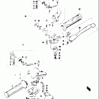 AS50 AC50 1971 Throttle grip - handle switch
