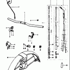 T125 II,R 1971 Руль -тросы