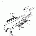 T125 II,R 1971 Глушитель