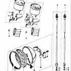 T125 II,R 1971 Speedometer - headlamp