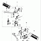 T125 II,R 1971 Throttle grip - handle switch