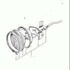 T350 1,2,R,J 1969-1972 Headlamp (t350-2)