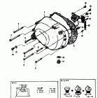 50 M15 M15D M12 1968 Crankcase right cover-clutch release