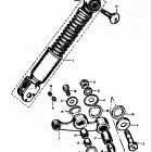 50 M15 M15D M12 1968 Front shock absorber-rocker arm