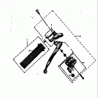 50 M15 M15D M12 1968 Throttle grip-right switch