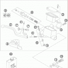 105 SX USA CHASSIS Главный цилиндр тормозной