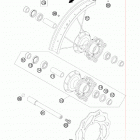 105 XC 19/16 USA CHASSIS Переднее колесо